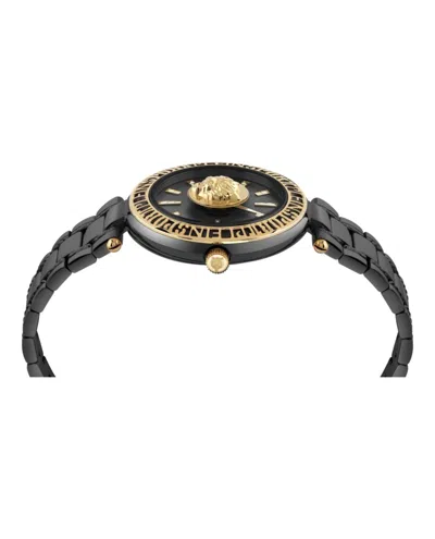 Plein Sport Opium Watch With Black Sunray Dial In Black