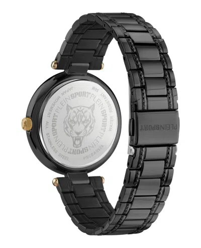 Plein Sport Opium Watch With Black Sunray Dial In Black