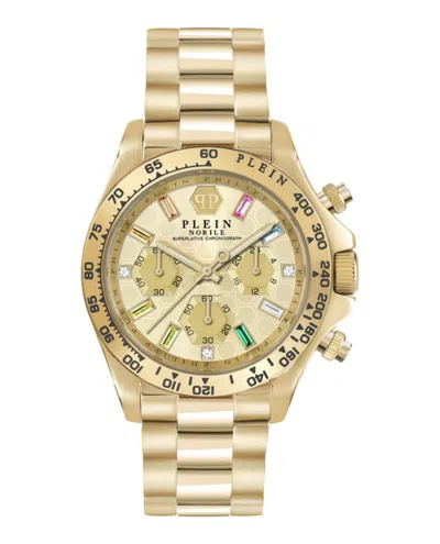 Philipp Plein Nobile Lady Chronograph Watch In Gold