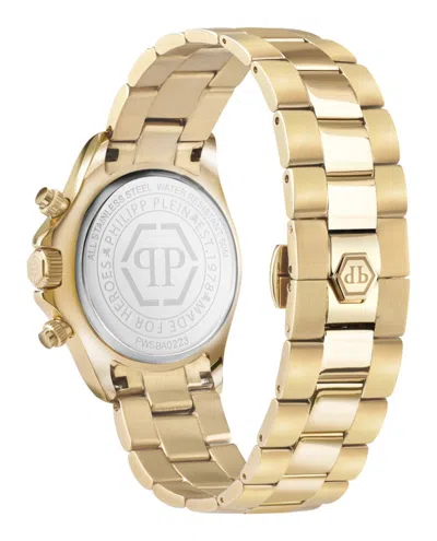 Philipp Plein Nobile Lady Chronograph Watch In Gold