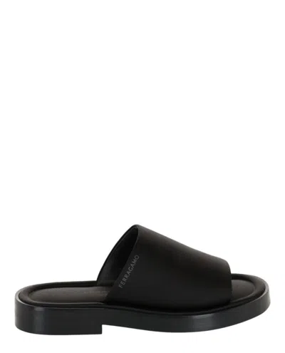 Ferragamo Giunone Sandals In Black