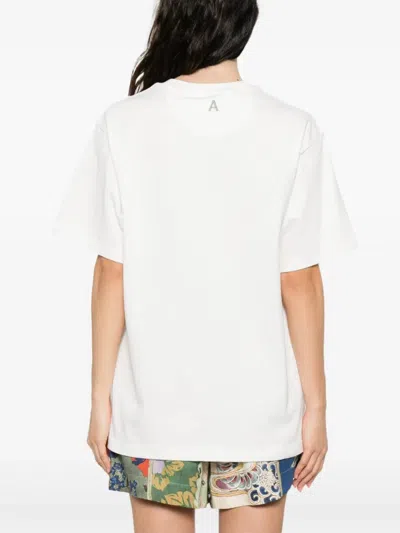 Alemais Graphic-print T-shirt With Relaxed Fit And Tropical Design