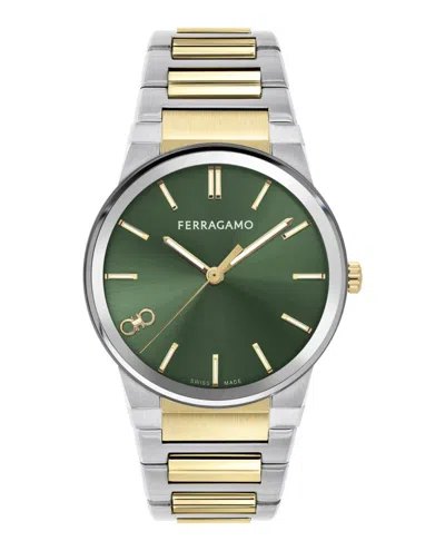 Ferragamo Infinity Sapphire Bracelet Watch In Gold