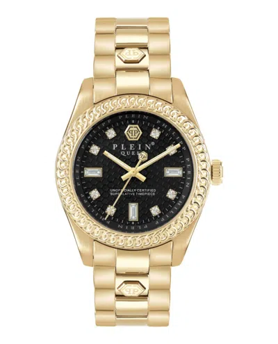 Philipp Plein Ip Yellow Gold Bracelet Watch In Gold