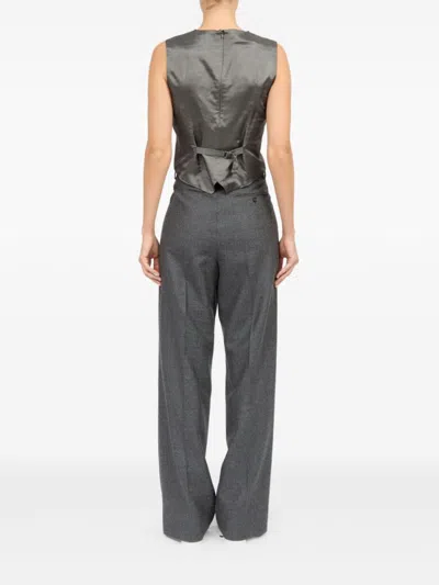 Mm6 Maison Margiela Mm6 By Maison Margiela Medium Grey Tailored Trousers
