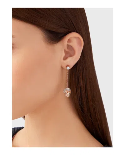 Philipp Plein Sliding $kull Crystal Dangle Earrings