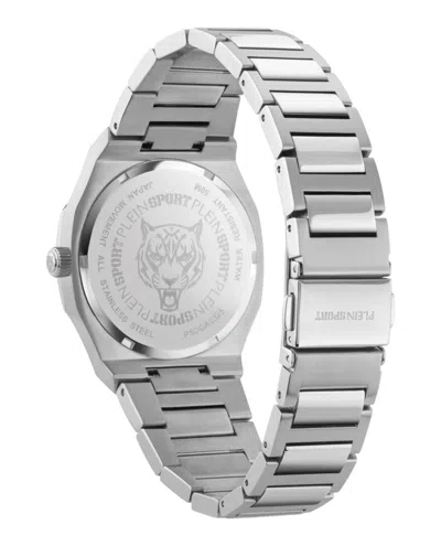 Plein Sport Metronaut Bracelet Watch With Classic Quartz Movement In Metallic