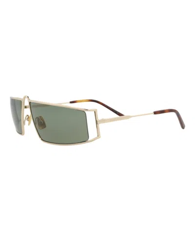 Saint Laurent Square-frame Metal Sunglasses With Non-polarized Lenses