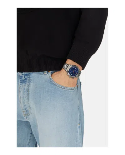 Versace Hellenyium Chrono Bracelet Watch In Neutral