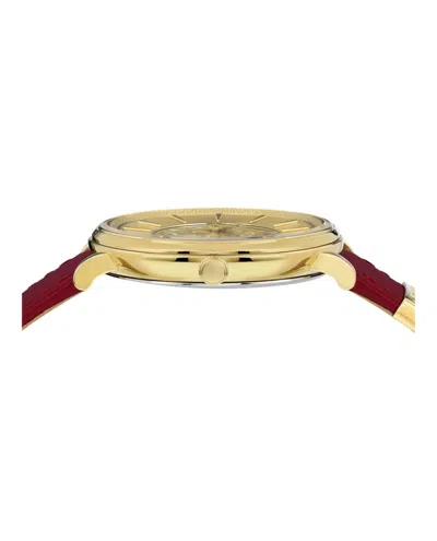 Versace V-circle Medusa Strap Watch