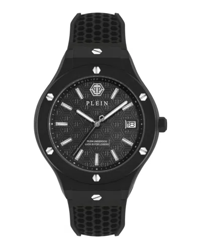Philipp Plein Plein Underdog Silicone Watch In Black
