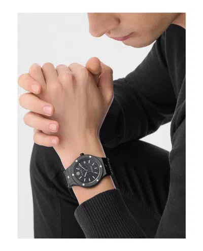 Philipp Plein Plein Underdog Silicone Watch In Black