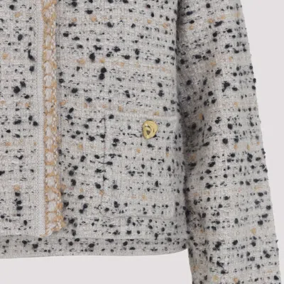 Fabiana Filippi Tailored Textured Jacket In Neutral