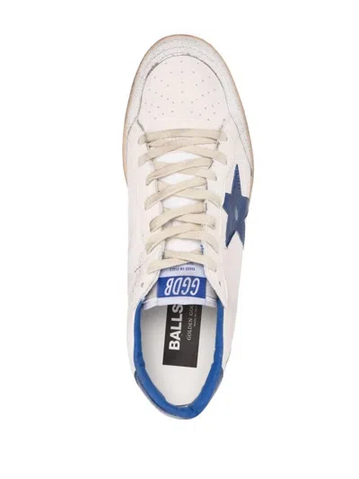 Golden Goose Classic Low-top Sneakers With Textured Leather Upper In White