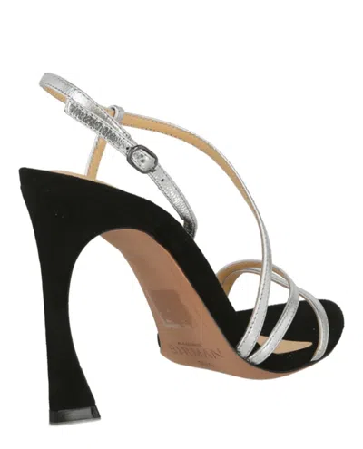 Alexandre Birman Alana Heel Sandals In Black