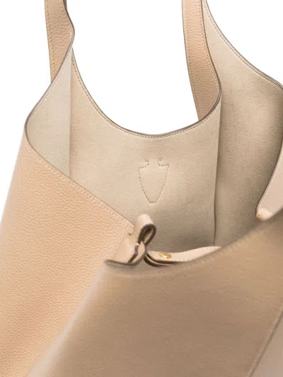 Tod's Beige Shoulder Bag With Central Strap