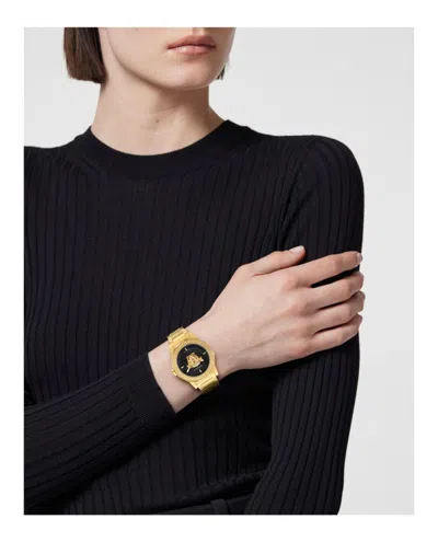 Versace Medusa Deco Bracelet Watch In Gold