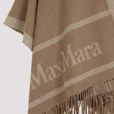 Max Mara Tailored Wool Coat With Fringe Detailing And Elegant Silhouette
