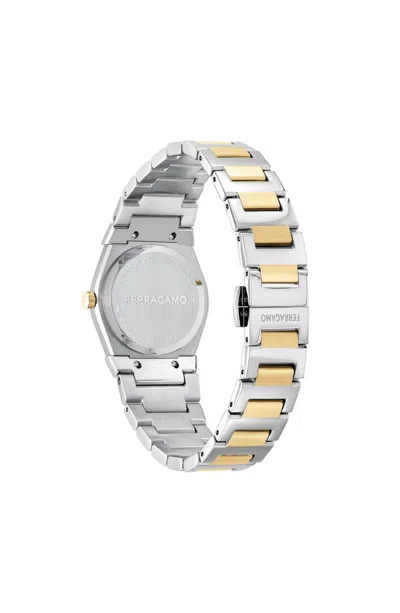 Ferragamo Vega Holiday Capsule Diamond Watch In Silver