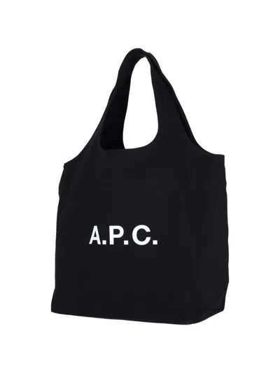 Apc A.p.c. Women Ninon Tote Bag In Black