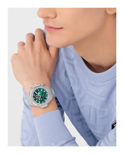 Philipp Plein Plein Chrono Royal Bracelet Watch In Metallic