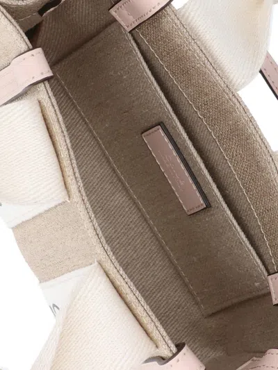 Chloé "woody" Mini Bag Beige