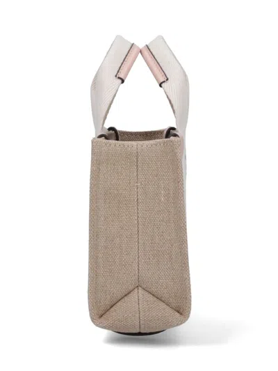 Chloé "woody" Mini Bag Beige