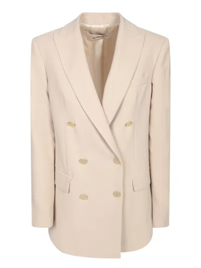 Blanca Vita Double-breasted Beige Jacket With Decorative Buttons