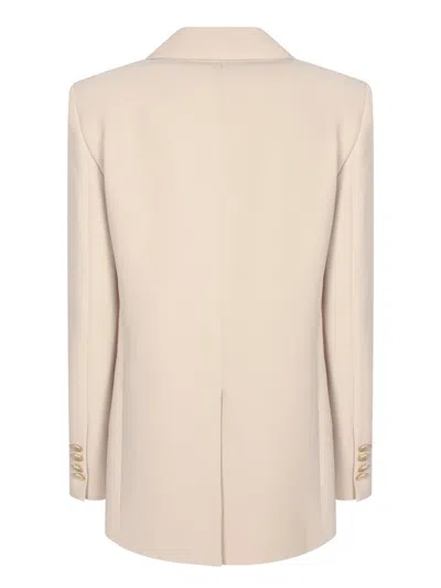 Blanca Vita Double-breasted Beige Jacket With Decorative Buttons