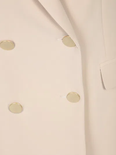Blanca Vita Double-breasted Beige Jacket With Decorative Buttons