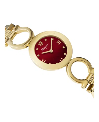 Ferragamo Gancino Bracelet Watch Woman Wrist Watch Gold Size Onesize Stainless Steel