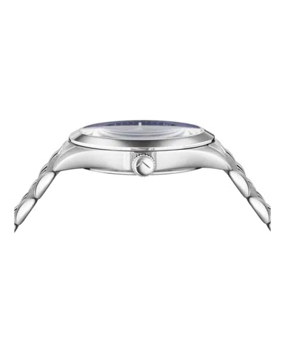 Ferragamo Classic Quartz Watch With Purple Guilloche Dial In Metallic