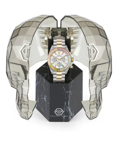 Philipp Plein Nobile Lady Crystal Watch Woman Wrist Watch Multicolored Size Onesize Stainless Steel In Metallic