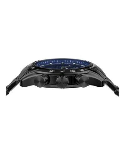 Versace V-ray Chronograph Watch With Ip Black Case