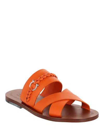 Ferragamo Giotto Leather Slides