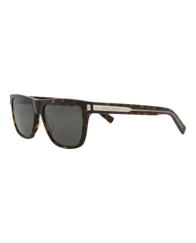 Saint Laurent Round-frame Recycled Acetate Sunglasses