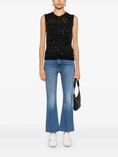 Golden Goose Knitted Vest With Sequins Embell
