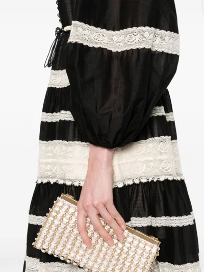 Zimmermann Rhiannon Billow Maxi Dress In Black
