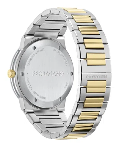 Ferragamo Infinity Sapphire Bracelet Watch In Metallic