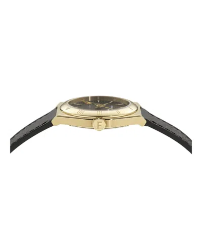 Ferragamo Vega Upper East Leather Watch