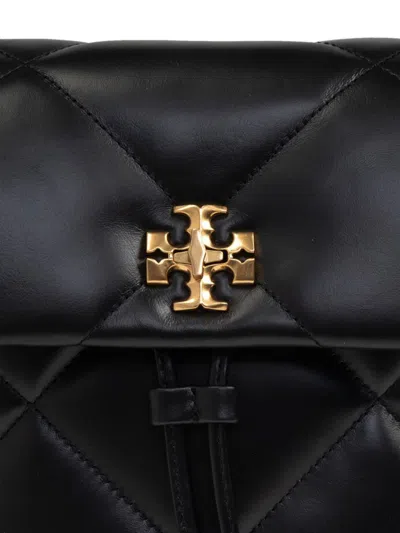 Tory Burch Quilted Black Shoulder Bag With Chain-link Straps