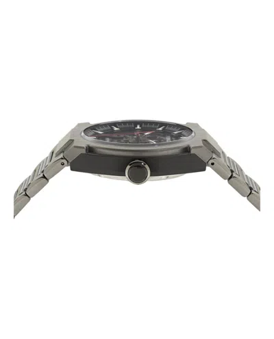 Ferragamo Supreme Skeleton Automatic Watch In Metallic