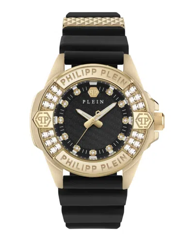 Philipp Plein Plein Majesty Crystal Watch In Black