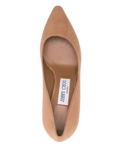 Jimmy Choo Pointed Toe Slip-on Pumps With High Stiletto Heel
