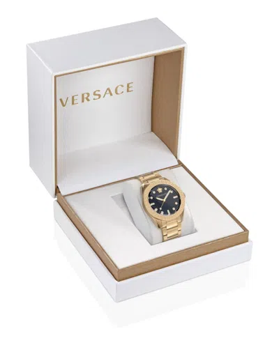 Versace Greca Dome Bracelet Strap In Gold
