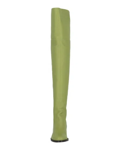 Ferragamo Bucaneve Leather Over-the-knee Boots