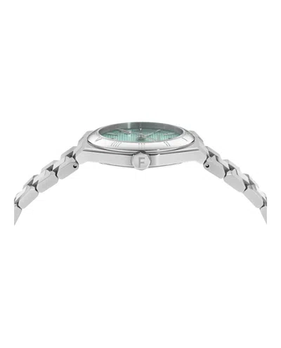 Ferragamo Vega Upper East Bracelet Watch In Silver