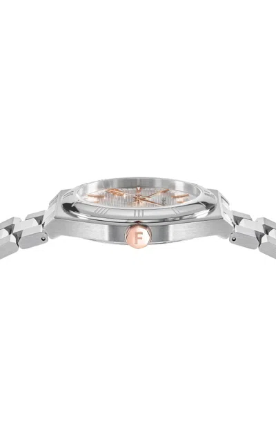 Ferragamo Vega Upper East Bracelet Watch In Metallic