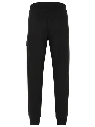 C.p. Company 'jogger' Black Cotton Pants In Black