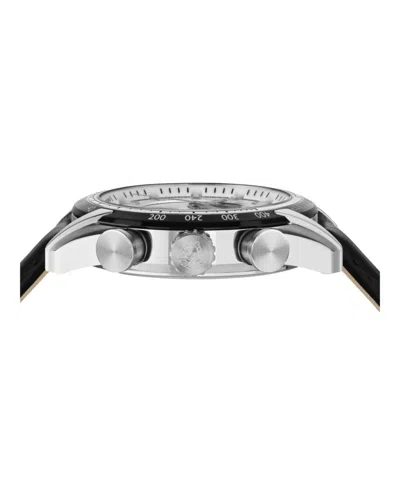 Versace V-ray Chronograph Watch With Stainless Steel Case In Black